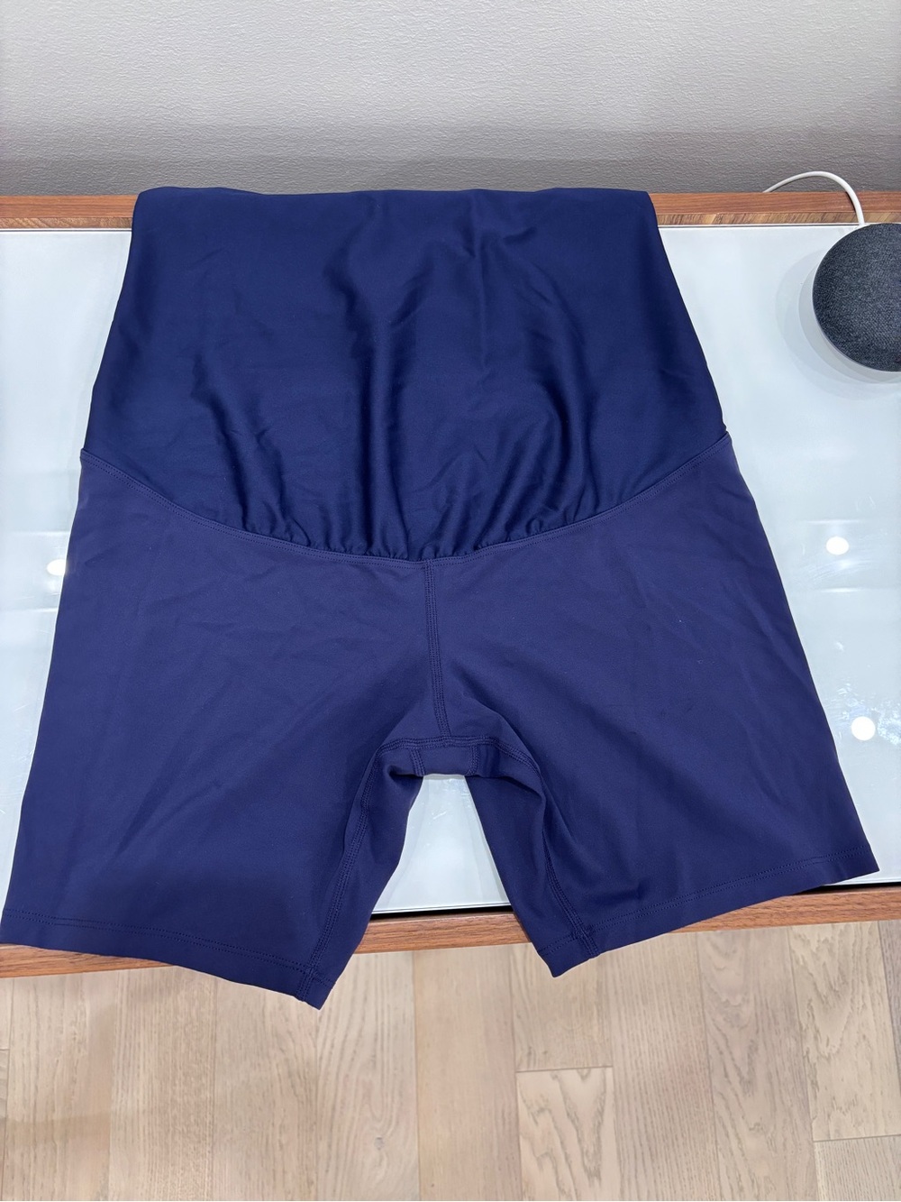Halara SoftlyZero™ Super High Waisted Maternity Yoga Biker Shorts 7''-UPF50+
